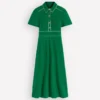 Etta Piping Trim Ponte Dress Fresh Green Etta Piping Trim Ponte Dress Fresh Green