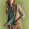 Eva Cashmere Crew Cardigan Chinchilla Melange Eva Cashmere Crew Cardigan Chinchilla Melange