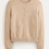 Eva Cashmere Crew Cardigan Chinchilla Melange Eva Cashmere Crew Cardigan Chinchilla Melange