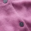 Eva Cashmere Crew Cardigan Clover Purple Eva Cashmere Crew Cardigan Clover Purple