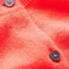 Eva Cashmere Crew Cardigan Fiery Orange Melange Eva Cashmere Crew Cardigan Fiery Orange Melange