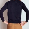 Eva Cashmere Crew Cardigan Navy Eva Cashmere Crew Cardigan Navy