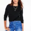 Eva Cashmere Crew Neck Sweater Black Eva Cashmere Crew Neck Sweater Black