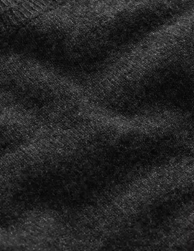 Eva Cashmere Crew Neck Sweater Charcoal Melange Eva Cashmere Crew Neck Sweater Charcoal Melange