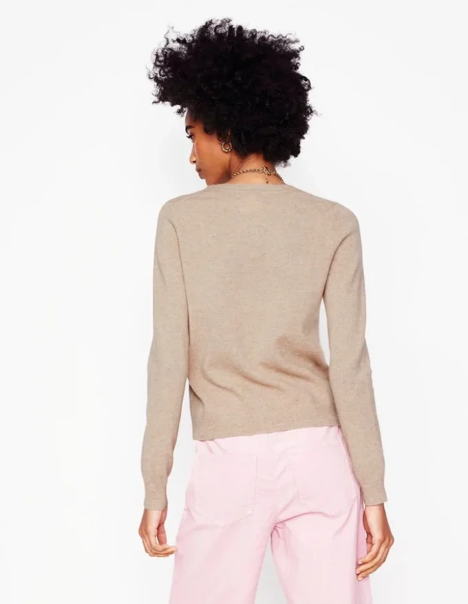Eva Cashmere Crew Neck Sweater Chinchilla Melange Eva Cashmere Crew Neck Sweater Chinchilla Melange
