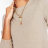 Eva Cashmere Crew Neck Sweater Chinchilla Melange Eva Cashmere Crew Neck Sweater Chinchilla Melange