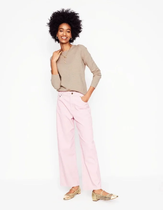 Eva Cashmere Crew Neck Sweater Chinchilla Melange Eva Cashmere Crew Neck Sweater Chinchilla Melange