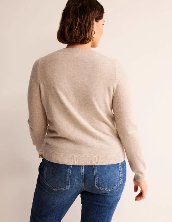 Eva Cashmere Crew Neck Sweater Chinchilla Melange Eva Cashmere Crew Neck Sweater Chinchilla Melange
