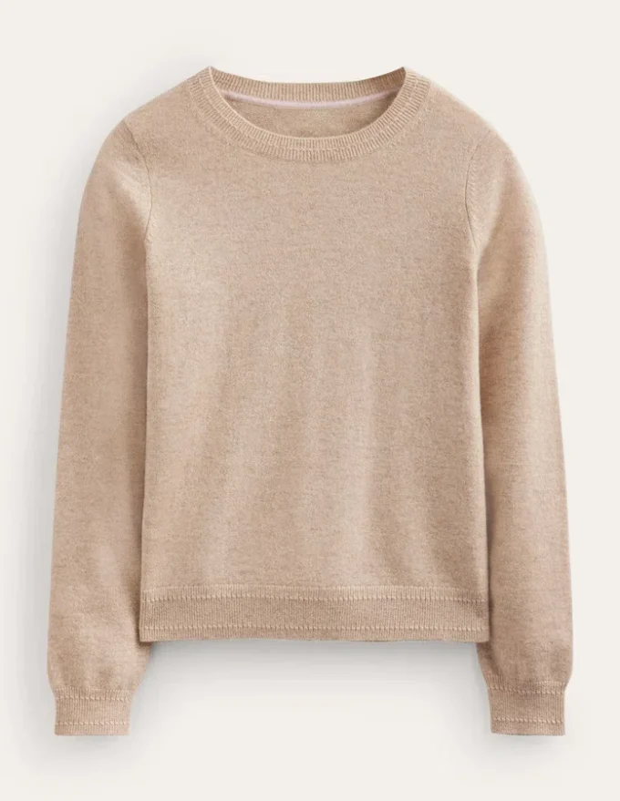 Eva Cashmere Crew Neck Sweater Chinchilla Melange Eva Cashmere Crew Neck Sweater Chinchilla Melange