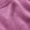 Eva Cashmere Crew Neck Sweater Clover Purple Eva Cashmere Crew Neck Sweater Clover Purple