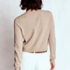 Eva Cashmere Cropped Cardigan Chinchilla Melange Eva Cashmere Cropped Cardigan Chinchilla Melange