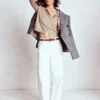 Eva Cashmere Cropped Cardigan Chinchilla Melange Eva Cashmere Cropped Cardigan Chinchilla Melange