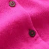 Eva Cashmere Cropped Cardigan Pop Pansy Eva Cashmere Cropped Cardigan Pop Pansy