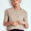 Eva Cashmere T-Shirt Chinchilla Melange Eva Cashmere T-Shirt Chinchilla Melange