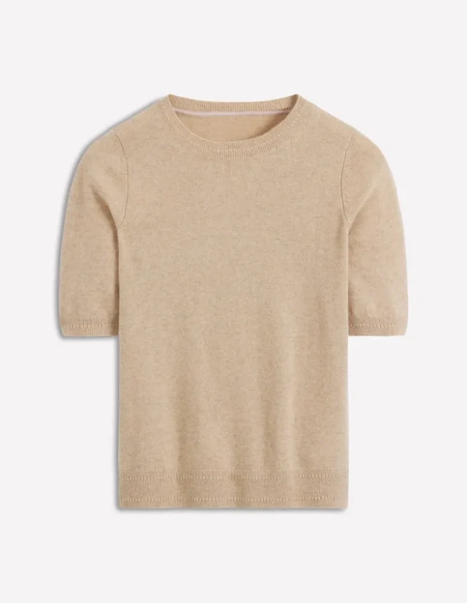 Eva Cashmere T-Shirt Chinchilla Melange Eva Cashmere T-Shirt Chinchilla Melange