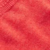 Eva Cashmere T-Shirt Fiery Orange Melange