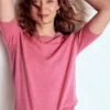 Eva Cashmere T-Shirt Rose Pink Melange Eva Cashmere T-Shirt Rose Pink Melange