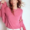 Eva Cashmere T-Shirt Rose Pink Melange Eva Cashmere T-Shirt Rose Pink Melange