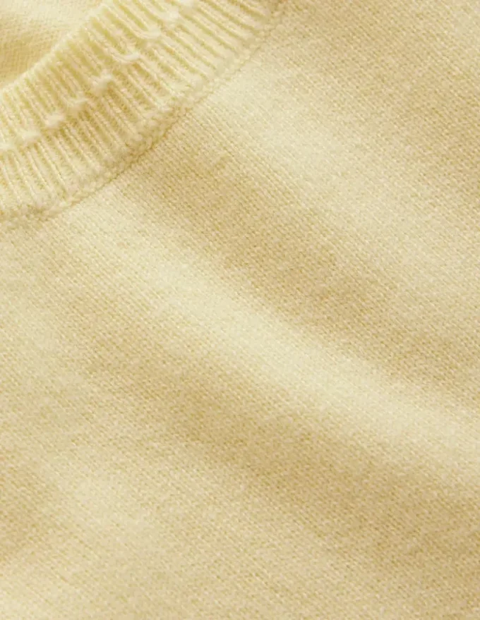 Eva Cashmere T-Shirt Sandstone Yellow