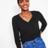 Eva Cashmere V-Neck Sweater Black Eva Cashmere V-Neck Sweater Black