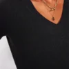Eva Cashmere V-Neck Sweater Black Eva Cashmere V-Neck Sweater Black