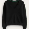 Eva Cashmere V-Neck Sweater Black Eva Cashmere V-Neck Sweater Black