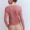 Eva Cashmere V-Neck Sweater Camelia Pink Eva Cashmere V-Neck Sweater Camelia Pink