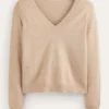 Eva Cashmere V-Neck Sweater Chinchilla Melange Eva Cashmere V-Neck Sweater Chinchilla Melange