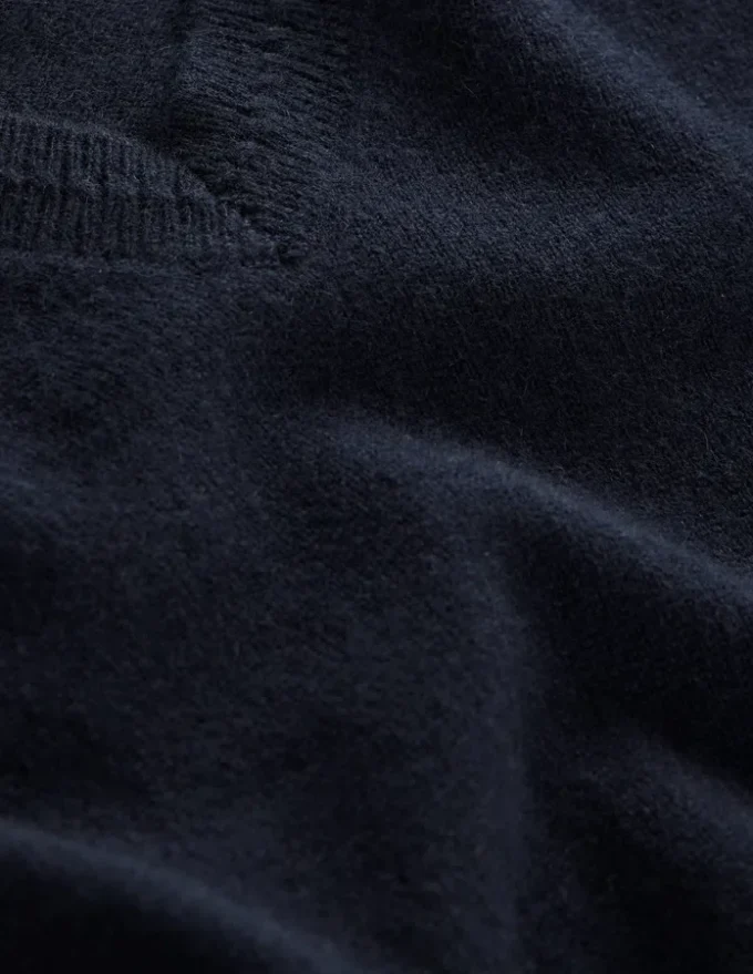 Eva Cashmere V-Neck Sweater Navy Eva Cashmere V-Neck Sweater Navy