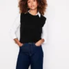 Eva Cashmere Vest Black Eva Cashmere Vest Black