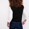 Eva Cashmere Vest Black Eva Cashmere Vest Black