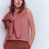 Eva Cashmere Vest Camelia Pink Eva Cashmere Vest Camelia Pink