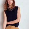 Eva Cashmere Vest Navy Eva Cashmere Vest Navy