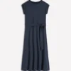 Eve Jersey Midi Dress Navy Eve Jersey Midi Dress Navy