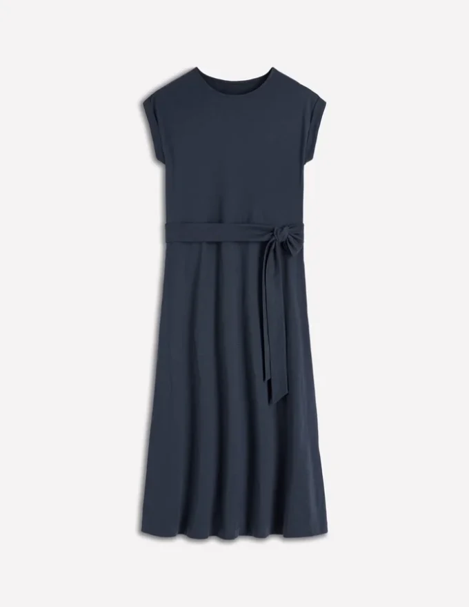 Eve Jersey Midi Dress Navy Eve Jersey Midi Dress Navy