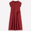 Eve Jersey Midi Dress Rich Chestnut Eve Jersey Midi Dress Rich Chestnut