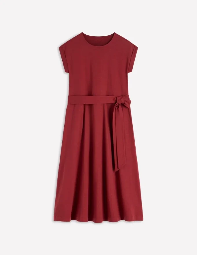 Eve Jersey Midi Dress Rich Chestnut Eve Jersey Midi Dress Rich Chestnut