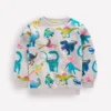 Everyday Printed Sweatshirt Grey Dinos
