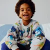 Everyday Printed Sweatshirt Grey Dinos