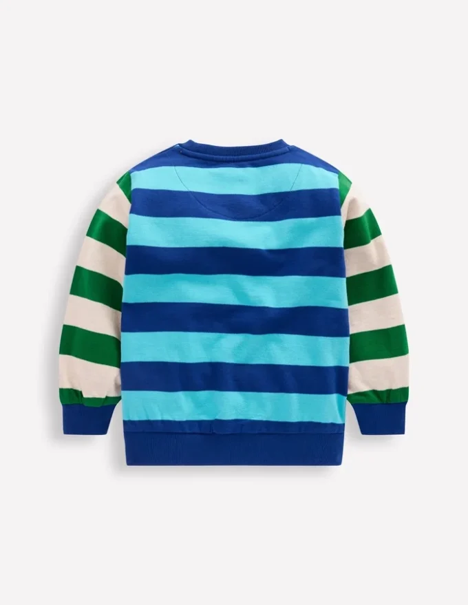 Everyday Printed Sweatshirt Hotch Stripe Everyday Printed Sweatshirt Hotch Stripe