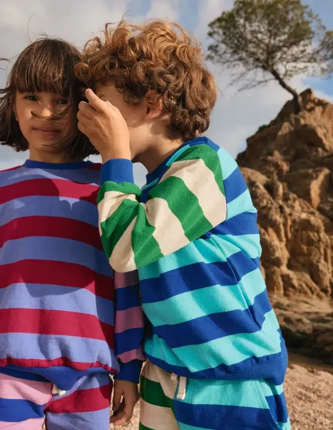 Everyday Printed Sweatshirt Hotch Stripe Everyday Printed Sweatshirt Hotch Stripe
