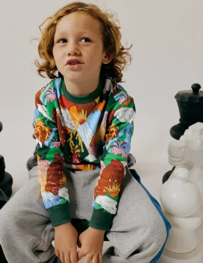 Everyday Printed Sweatshirt Multi Volcanoes Everyday Printed Sweatshirt Multi Volcanoes