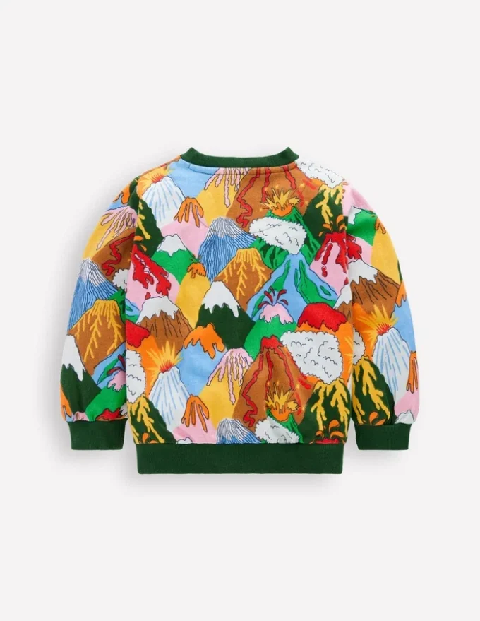 Everyday Printed Sweatshirt Multi Volcanoes Everyday Printed Sweatshirt Multi Volcanoes