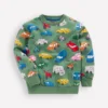Everyday Printed Sweatshirt Willow Green Traffic Jam