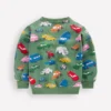 Everyday Printed Sweatshirt Willow Green Traffic Jam