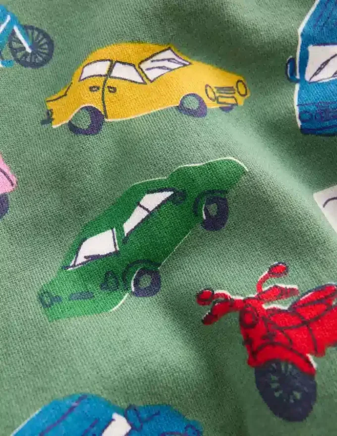 Everyday Printed Sweatshirt Willow Green Traffic Jam