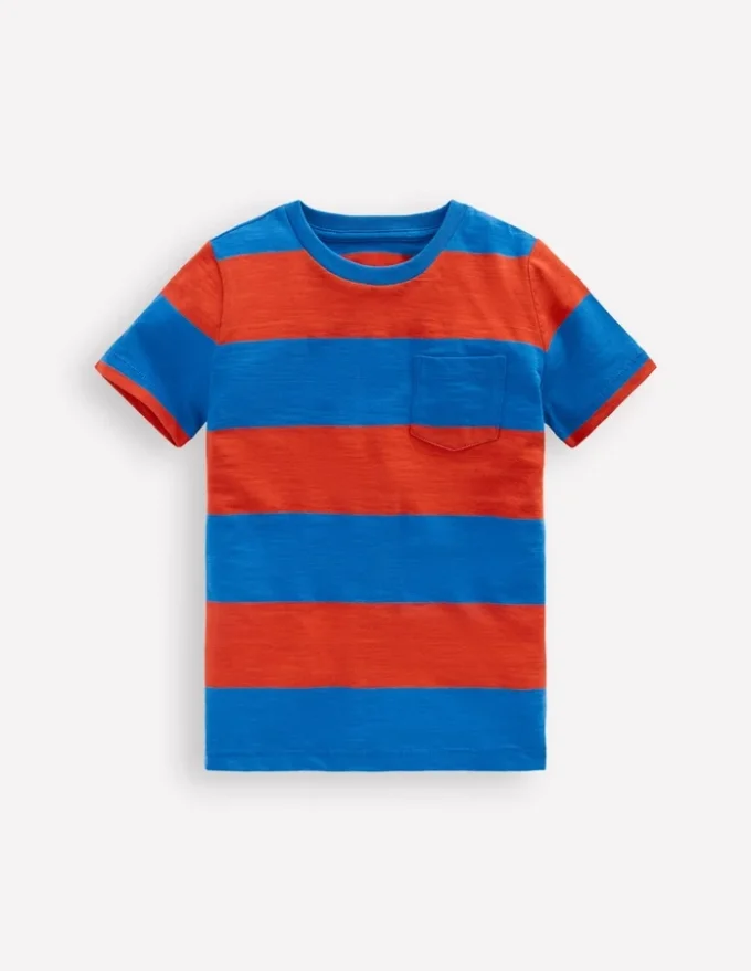 Everyday Short Sleeve T-Shirt AURORA RED / DIRECTOIRE BLUE