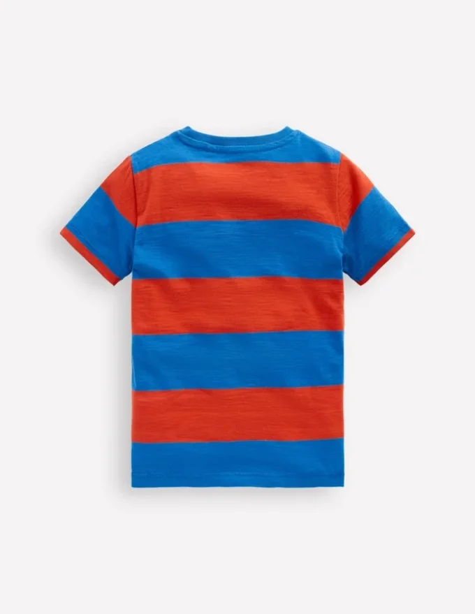Everyday Short Sleeve T-Shirt AURORA RED / DIRECTOIRE BLUE