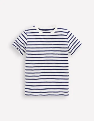 Everyday Short Sleeve T-Shirt Ivory/College Navy
