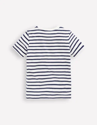 Everyday Short Sleeve T-Shirt Ivory/College Navy